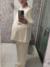 雅特茂月子服纯秋冬季产后棉孕妇睡衣款产妇待产喂奶哺乳家居服 秋冬款220g（送胸垫）柔雾玫瑰9-1450 M 实拍图