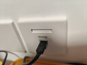 施耐德电气 单联六类电脑插座 86型千兆网络信息插座面板 珍铂系列 丝绒白色 实拍图