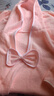 秋冬加厚浴袍可穿新款浴巾家用纯棉吸水可裹浴裙洗澡浴衣睡袍睡衣 粉色一条装 实拍图