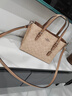 蔻驰（COACH）奢侈品女包Mollie25斜挎单肩包托特包CV965 SVPWH 沙黄色生日礼物 实拍图
