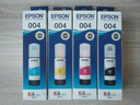 爱普生（EPSON）原装004墨水 适用L3251/3253/3256/3258/5298/1118 004 四色套装 实拍图