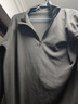 优衣库男装柔滑弹力摇粒绒半拉链套头衫/长袖25秋冬新款481184 08 深灰色 L /175/100A 实拍图