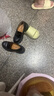 百丽女鞋乐福鞋女英伦小皮鞋25秋新通勤单鞋JD007CM5 黑色-哑光 36 实拍图