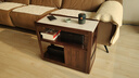 源氏木语实木沙发边柜岩板侧边几北欧小户型客厅角几可移动窄边桌 实拍图