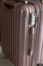 爱华仕行李箱旅行箱20英寸登机箱女大容量拉杆箱男出差密码箱皮箱玫瑰金 实拍图