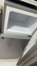志高（CHIGO）小冰箱迷你小型家用冷藏冷冻两用宿舍出租房用双门办公室电冰箱节能省电 【一级能效】128L银色【三天约一度电】 实拍图
