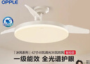 欧普照明（OPPLE）风扇灯42寸全光谱1级能效智能控制80瓦 餐厅卧室吊灯 冰风 包安装 实拍图
