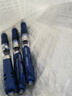 得力（deli）S01中性笔签字笔 0.5mm子弹头经典办公按动笔水笔 蓝色 12支/盒 S01 实拍图
