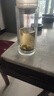 富光男女士双层玻璃杯 高硼硅玻璃304茶隔水杯子 带茶隔泡茶杯500ml 实拍图