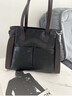VQGT大容量包包女包托特包妈妈新款百搭女士手提包轻奢时尚单肩斜挎包 黑色（送真皮保养油，梳子） 实拍图