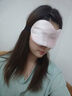 TA真丝眼罩桑蚕丝睡眠遮光透气男女通用午睡觉舒适旅行旅游 樱花粉 实拍图