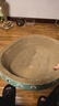 疯狂的主人猫抓板窝碗形特大号猫抓盆不掉屑猫窝宠物猫玩具瓦楞纸猫爪板椭圆 实拍图