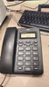 得力（deli）电话机座机 固定电话 办公家用  免提通话 大字按键 来电显示  33490黑 实拍图