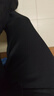 迪伽达cleanfit微喇休闲西裤子男士春夏秋冬季新款垂坠感柳叶弯刀直筒裤 SBXS-C911-6黑色 L 实拍图