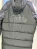 adidas通勤羽绒服 休闲长款鸭绒男女秋冬阿迪达斯官方轻运动   黑色   2XL 实拍图
