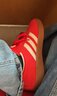 adidas「T头鞋」VL COURT复古休闲板鞋德训鞋男女阿迪达斯轻运动 浅猩红/暖香草色/黄色   36.5 实拍图