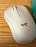 罗技（Logitech）M221 轻音鼠标 无线鼠标 办公鼠标 对称鼠标 带无线微型接收器 米白色 实拍图