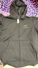 ARC'TERYX始祖鸟 EMBLEM FLEECE FULL-ZIP HOODY 男子 抓绒衫 Black/黑色 S 实拍图