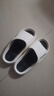 拖鞋男2025新款男士夏季厚底踩屎感居家户外沙滩防臭防滑凉拖鞋 【白色】 42-43 实拍图