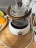 容山堂加厚玻璃蒸煮茶壶泡茶壶家用大容量烧水壶煮茶器围炉养生壶茶壶 玻璃煮茶壶-远桥提梁壶 1.5L 实拍图