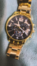 爆款男士时尚日历手表男款韩版手表不锈钢石英腕表 金色 实拍图