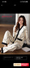 古今（GUJIN）纯棉100全棉长袖睡衣女春秋新品家居服睡裤大码可外穿高级套装XL 实拍图