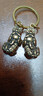 创意个性纯黄铜招财貔貅钥匙扣挂件复古钥匙吊坠实心生肖黄铜礼物 铜扣+一对貔貅 实拍图