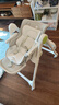 babycare宝宝餐椅6个月以上吃饭可折叠儿童座椅可移动婴儿成长椅 贝壳白 实拍图