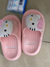 猪爸爸儿童拖鞋女童夏季2025新款室内防滑6-12岁三丽鸥宝宝亲子拖鞋粉16 实拍图