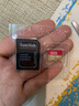 闪迪（SanDisk）256GB TF(MicroSD)内存卡 4K极速金卡A2 V30 U3行车记录仪 运动相机无人机 监控存储卡 读190MB/s 实拍图