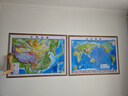北斗立体凹凸浮雕中国世界地形图2张1.2*0.9米3D立体地图挂图三维地貌地理图学生办公室挂图装饰   实拍图