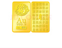 天鑫洋足金/黄金 AU9999 福字金条 1克 实拍图