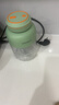 欧美邦榨汁机果蔬原汁机便携小型水果做果汁机多功能榨汁吨吨桶榨汁杯冰沙机奶昔机搅拌杯明星同款 1300ml绿色一杯双盖【可碎冰】 38页刀头 实拍图