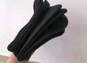 棉十三袜子男士长筒男袜中筒秋冬季商务休闲纯色黑色潮长袜运动风7双 实拍图