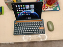 B.O.W 航世 K150 ipad蓝牙键盘鼠标套装pro带卡槽办公键鼠 男女生适用安卓ipad平板笔记本电脑无线键鼠 暗绿黛【三蓝牙键盘+绿鼠标】丨支持多设备连接 实拍图