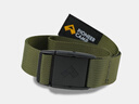 拓路者户外登山裤腰带男女运动轻量便捷塑料卡口加宽加长编织腰带 军绿 实拍图