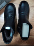 红蜻蜓秋冬老人棉鞋厚绒保暖皮鞋短靴中老年防滑女靴WTC43709黑色39 实拍图