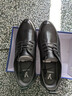 意尔康男鞋圆头商务正装鞋春秋单鞋系带皮鞋德比婚鞋 53449W 黑色 42 实拍图