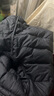 鸭鸭（YAYA）佟丽娅同款轻薄羽绒服女新款冬季短款圆领内胆修身时尚薄外套男 黑色【男款无领YE3C700311Y】 XL 【建议115-125斤】 实拍图