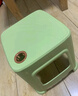 网红塑料凳子30.5cm客厅防滑凳餐桌凳简约可摞叠便携凳浴室凳 绿色【两种款式随机发】 （一个装） 实拍图