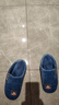 大嘴猴（paul frank）棉拖鞋男士秋冬季室内家居拖鞋毛绒保暖厚底棉鞋男款深蓝290PF607 实拍图