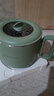 罗娅电煮锅便携式折叠锅304不锈钢出差旅行锅1.2L电烧水壶宿舍锅分体式多功能锅小电锅1-2人 北欧绿 实拍图