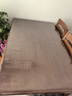 富居抗菌桌布软玻璃透明无味防水防油餐桌垫1.5mm厚80*140cm 实拍图