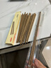 京东京造 筷子 家用食品接触级餐具无漆无蜡鸡翅木【超长火锅筷】42cm*2双 实拍图