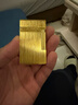 神骏（GHORSE）法国高端个性纯黄铜清脆砂轮充气体朗声打火机男士侧滑个性送礼品 土豪金 套装 1个 实拍图