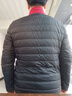 鸭鸭（YAYA）佟丽娅同款轻薄羽绒服女新款冬季短款圆领内胆修身时尚薄外套男 黑色【女款无领】 2XL 【建议125-140斤】 实拍图