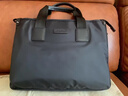 木林骑士（MuLin.Ks）新款男士包包休闲商务帆布包 牛津布男包手提包横款公文包大容量 中号-黑色-防泼水牛津布 实拍图