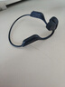 ENKOR恩科X9骨传导蓝牙耳机运动跑步骑行专用IPX6级防水防汗开放式挂耳无线耳机32G内存MP3模式 午夜蓝 实拍图