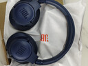 JBLT770NC头戴式主动降噪蓝牙耳机 手机电脑笔记本耳机游戏无线有线耳机  蓝色 实拍图