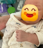 优衣库婴幼儿宝宝新生儿包臀衣长袖1件装连体衣478372 478373 478372/01乳白色 80cm 实拍图